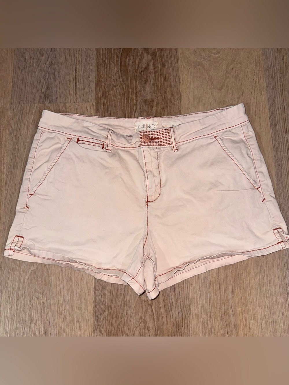 Anthropologie Chino Shortie Light Pink Shorts - Size 31 (12)